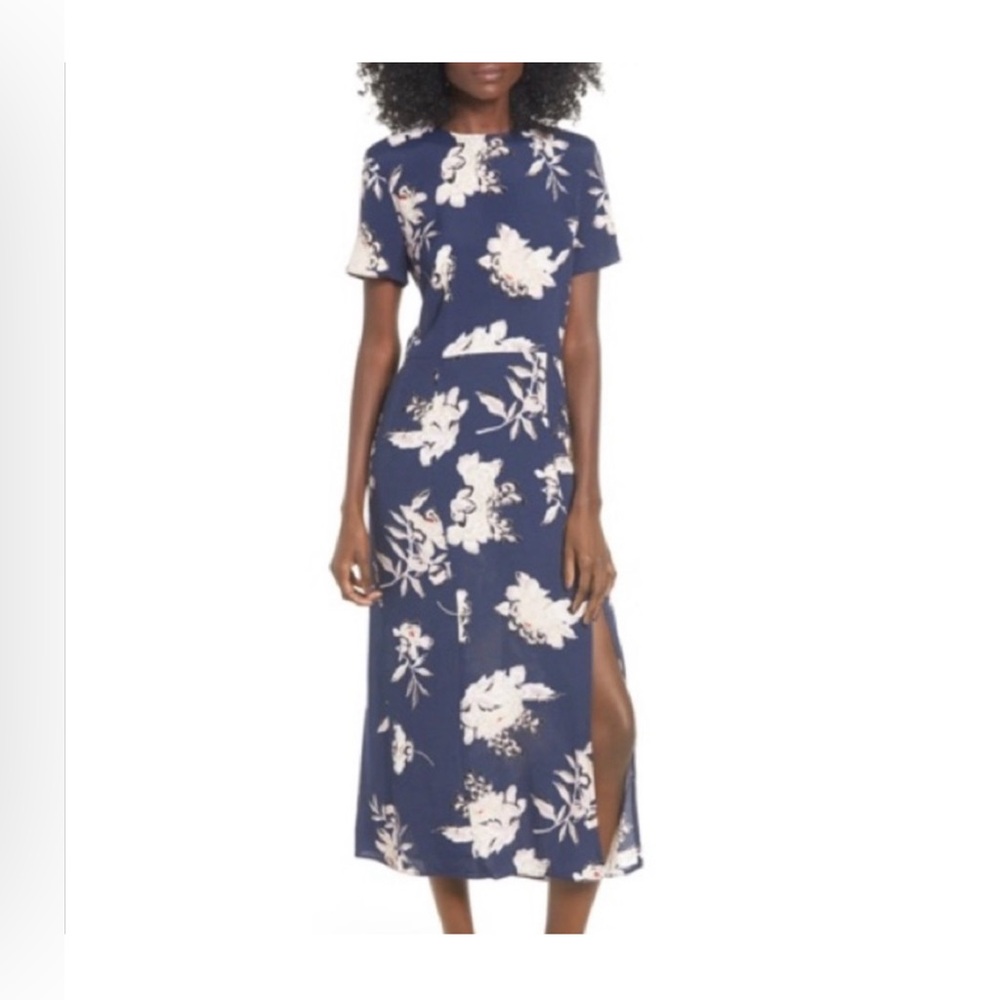 Leith Dresses - Small Navy Floral Dress